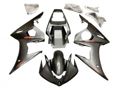 Migliori Carena Moto Yamaha YZF 600 R6 2005 - Nero Opaco Rosso