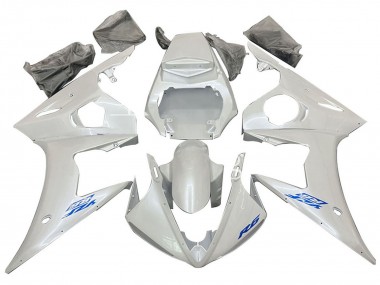 Migliori Carena Moto Yamaha YZF 600 R6 2005 - Bianco Blu