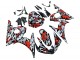 Migliori Carena Moto Yamaha YZF 600 R6 2005 - Nero Rosso Grigio Camouflage