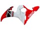 Migliori Carene Moto Yamaha YZF 600 R6 2005 - Bianco Rosso Nero Lucido
