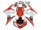 Migliori Carene Moto Yamaha YZF 600 R6 2005 - Bianco Rosso Nero Lucido