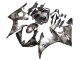 Migliori Carena Moto Yamaha YZF 600 R6 2005 - Nero Opaco Grigio Geometrico