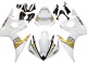 Migliori Carena Moto Yamaha YZF 600 R6 2005 - Bianco Oro Nero
