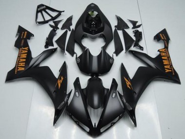 Migliori Carena Moto Yamaha YZF R1 2004-2006 - Nero Opaco Arancia