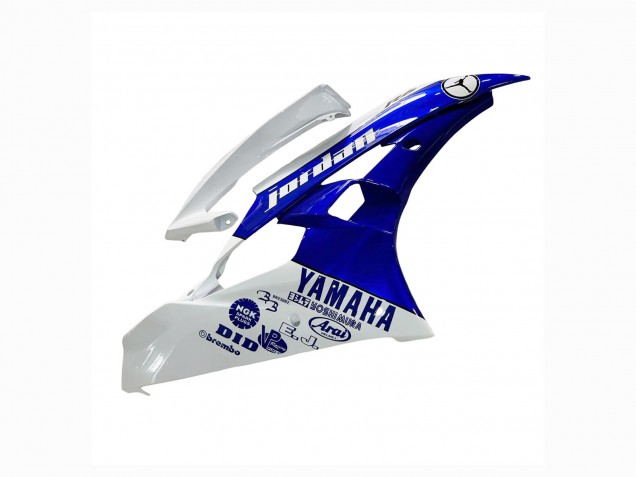 Migliori Carena Moto Yamaha YZF 600 R6 2006-2007 - Bianco Blu Jordan