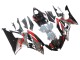 Migliori Carena Moto Yamaha YZF 600 R6 2008-2016 - Argento Nero Rosso Squalo 4