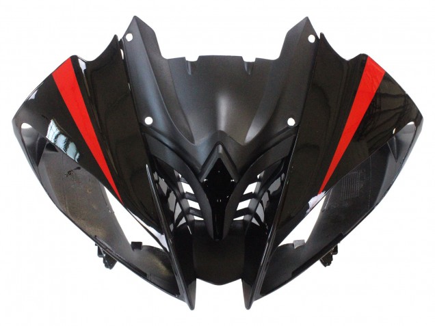 Migliori Carena Moto Yamaha YZF 600 R6 2008-2016 - Argento Nero Rosso Squalo 4