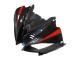 Migliori Carena Moto Yamaha YZF 600 R6 2008-2016 - Argento Nero Rosso Squalo 4