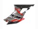 Migliori Carena Moto Yamaha YZF 600 R6 2008-2016 - Argento Nero Rosso Squalo 4