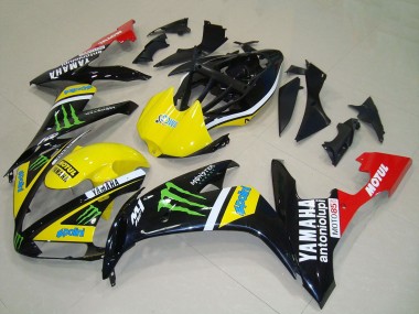 Migliori Carena Moto Yamaha YZF R1 2004-2006 - Giallo Bianco Nero Rosso Verde Mostro Rosso Bianco Motul