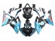 Migliori Carena Moto Yamaha YZF 600 R6 2008-2016 - Azzurro Chiaro Nero Opaco Petronas ENEOS