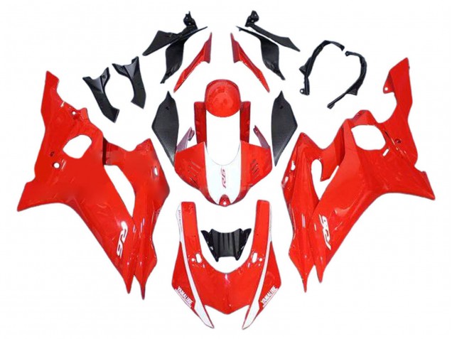Migliori Carena Moto Yamaha YZF 600 R6 2017-2023 - Rosso Bianco