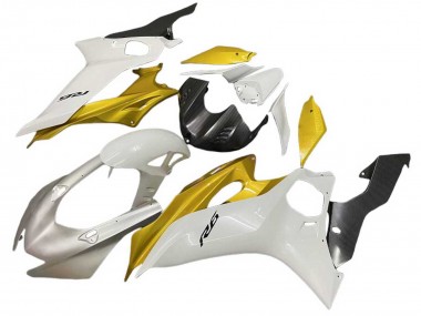 Migliori Carena Moto Yamaha YZF 600 R6 2017-2023 - Bianco Oro