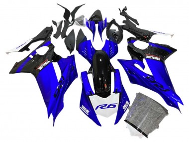 Migliori Carena Moto Yamaha YZF 600 R6 2017-2023 - Blu Nero Bianco
