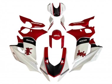 Migliori Carena Moto Yamaha YZF 600 R6 2017-2023 - Bianco Rosso Nero