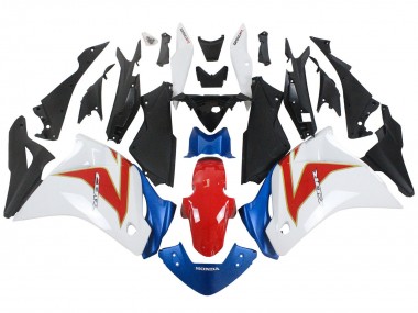 Migliori Carena Moto Honda CBR250RR 2011-2015 - Bianco Rosso Azzurro Chiaro