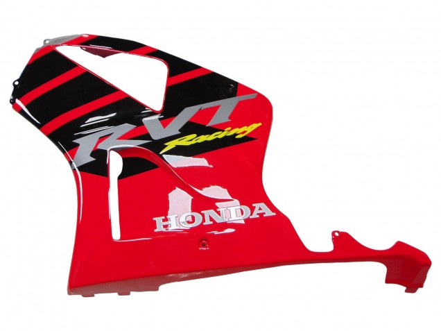 Migliori Carena Moto Honda VTR1000 2000-2006 - Argento Rosso Nero Banda Corsa