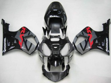Migliori Carena Moto Honda VTR1000 2000-2006 - Nero Lucido Grigio