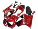 Migliori Carena Moto Honda VTR1000 2000-2006 - Rosso Nero Banda Corsa