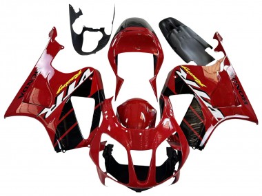 Migliori Carena Moto Honda VTR1000 2000-2006 - Rosso Nero Banda Corsa