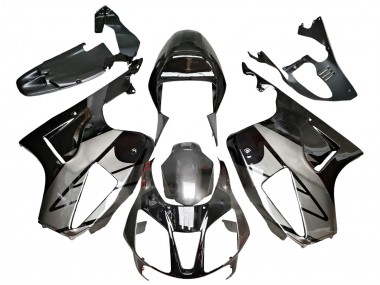 Migliori Carena Moto Honda VTR1000 2000-2006 - Argento Nero Lucido