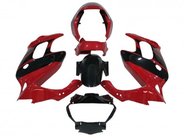 Migliori Carena Moto Honda VTR1000F 1997-2005 - Rosso Nero Lucido