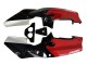 Migliori Carena Moto Honda NSR250R 1988-1989 - Argento Rosso Nero Lucido