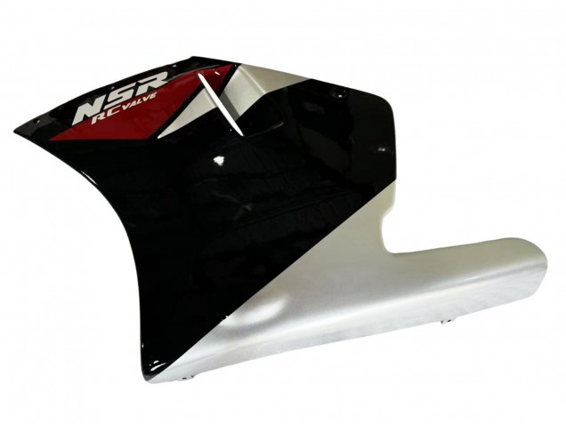 Migliori Carena Moto Honda NSR250R 1988-1989 - Argento Rosso Nero Lucido
