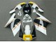 Migliori Carena Moto Honda NSR250R 1988-1989 - Bianco Giallo Oro Nero Lucido