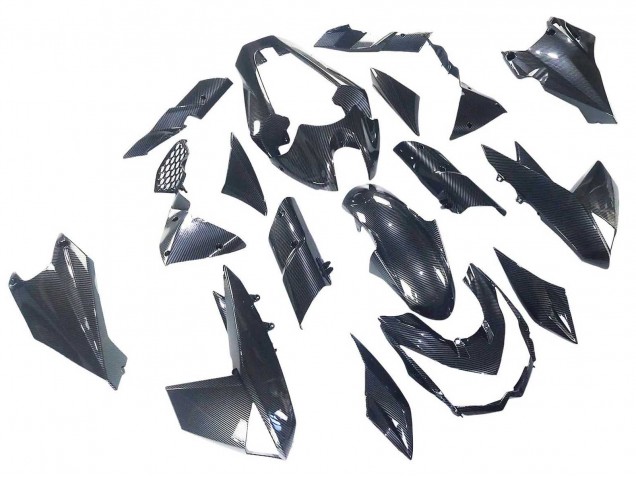 Migliori Carena Moto Kawasaki Z1000 2010-2013 - Nero Fibra di Carbonio
