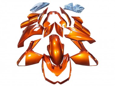 Migliori Carena Moto Kawasaki Z1000 2010-2013 - Burnt Arancia