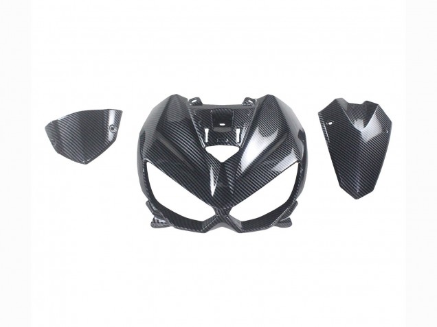 Migliori Carena Moto Kawasaki Z1000 2014-2019 - Nero Fibra di Carbonio