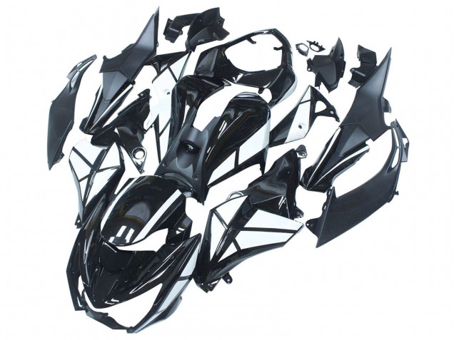 Migliori Carena Moto Kawasaki Z1000 2014-2019 - Nero Lucido Nero Opaco