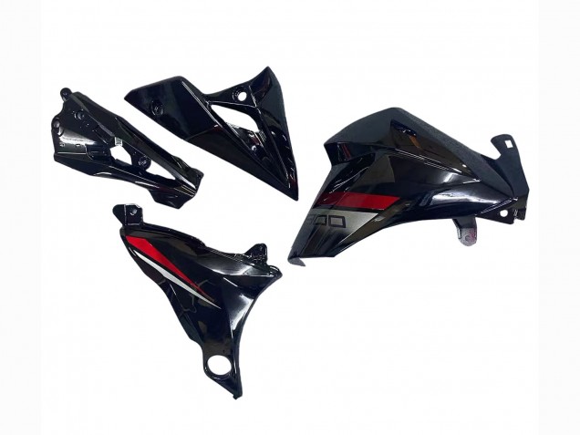 Migliori Carena Moto Kawasaki Z800 2013-2018 - Nero Lucido Rosso