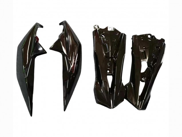 Migliori Carena Moto Kawasaki Z800 2013-2018 - Verde Nero Lucido