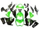 Migliori Carena Moto Kawasaki Z800 2013-2018 - Verde Nero Lucido