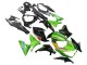 Migliori Carena Moto Kawasaki Z800 2013-2018 - Verde Nero Lucido Rosso Giallo