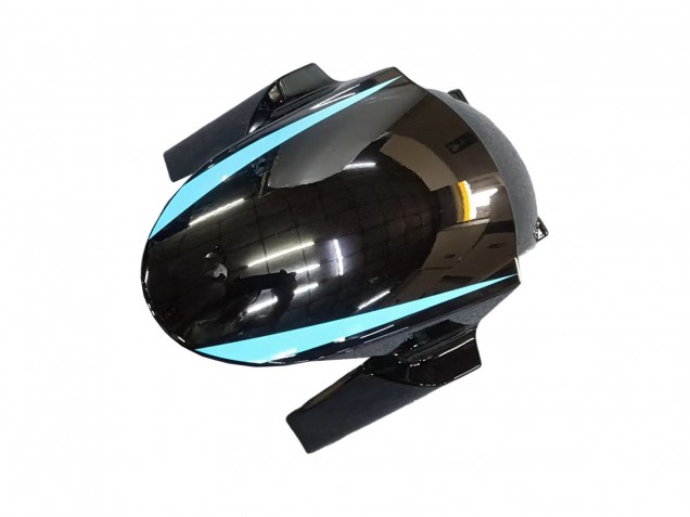 Migliori Carena Moto Kawasaki Z800 2013-2018 - Azzurro Chiaro Nero Lucido