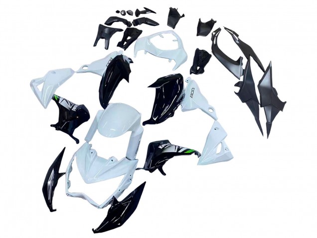 Migliori Carena Moto Kawasaki Z800 2013-2018 - Bianco Nero Lucido Verde