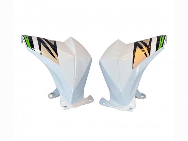 Migliori Carena Moto Kawasaki Z800 2013-2018 - Bianco Verde Argento Nero