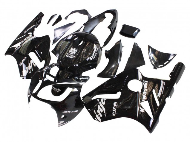 Migliori Carena Moto Kawasaki ZX12R 2000-2001 - Nero Lucido Bianco Elf Nevicare