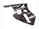 Migliori Carena Moto Kawasaki ZX12R 2000-2001 - Nero Lucido Bianco Elf Nevicare