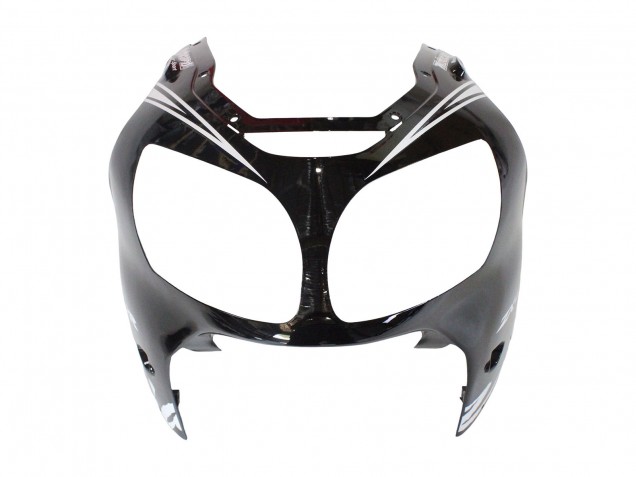Migliori Carena Moto Kawasaki ZX12R 2000-2001 - Nero Lucido Bianco Elf Nevicare