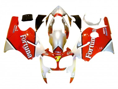 Migliori Carena Moto Kawasaki ZX12R 2000-2001 - Argento Rosso Fortuna Motul 7