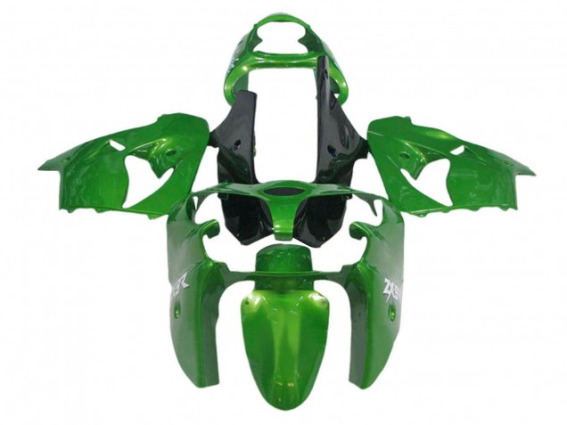 Migliori Carena Moto Kawasaki ZX12R 2002-2006 - Verde Nero