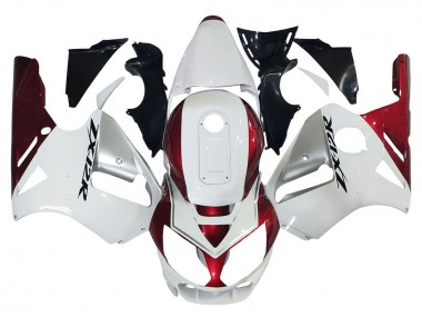 Migliori Carena Moto Kawasaki ZX12R 2002-2006 - Bianco Rosso Nero