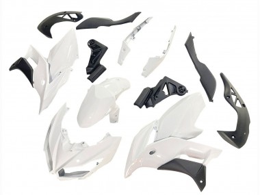 Migliori Carena Moto Kawasaki Versys 650 2015-2021 - Bianco Nero Opaco