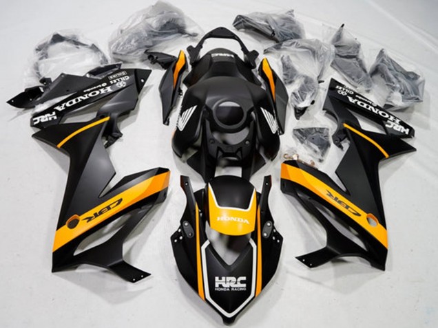 Migliori Carena Moto Honda CBR650R 2019-2020 - Nero Opaco Giallo Bianco