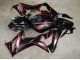 Migliori Carena Moto Honda CBR650R 2019-2020 - Nero Lucido Rosso Banda
