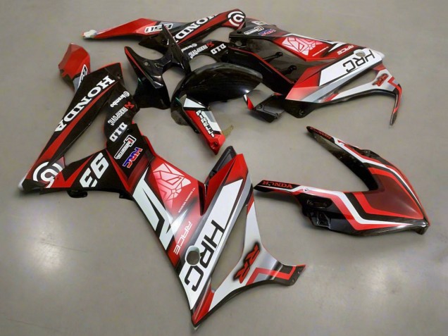 Migliori Carena Moto Honda CBR650R 2019-2020 - Bianco Rosso Nero Lucido HRC